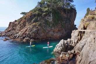 sup in the blanes sea